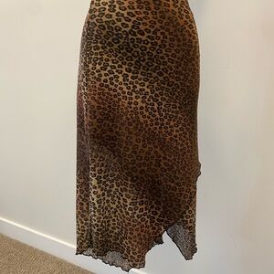 rectangleblanc Paris / woman’s size S/ Asymmetric cheetahs print skirt 🐆